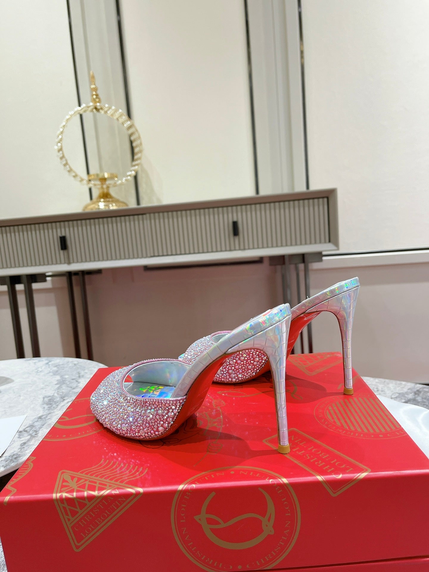 LOUBOUTIN Me Dolly 100 Strass