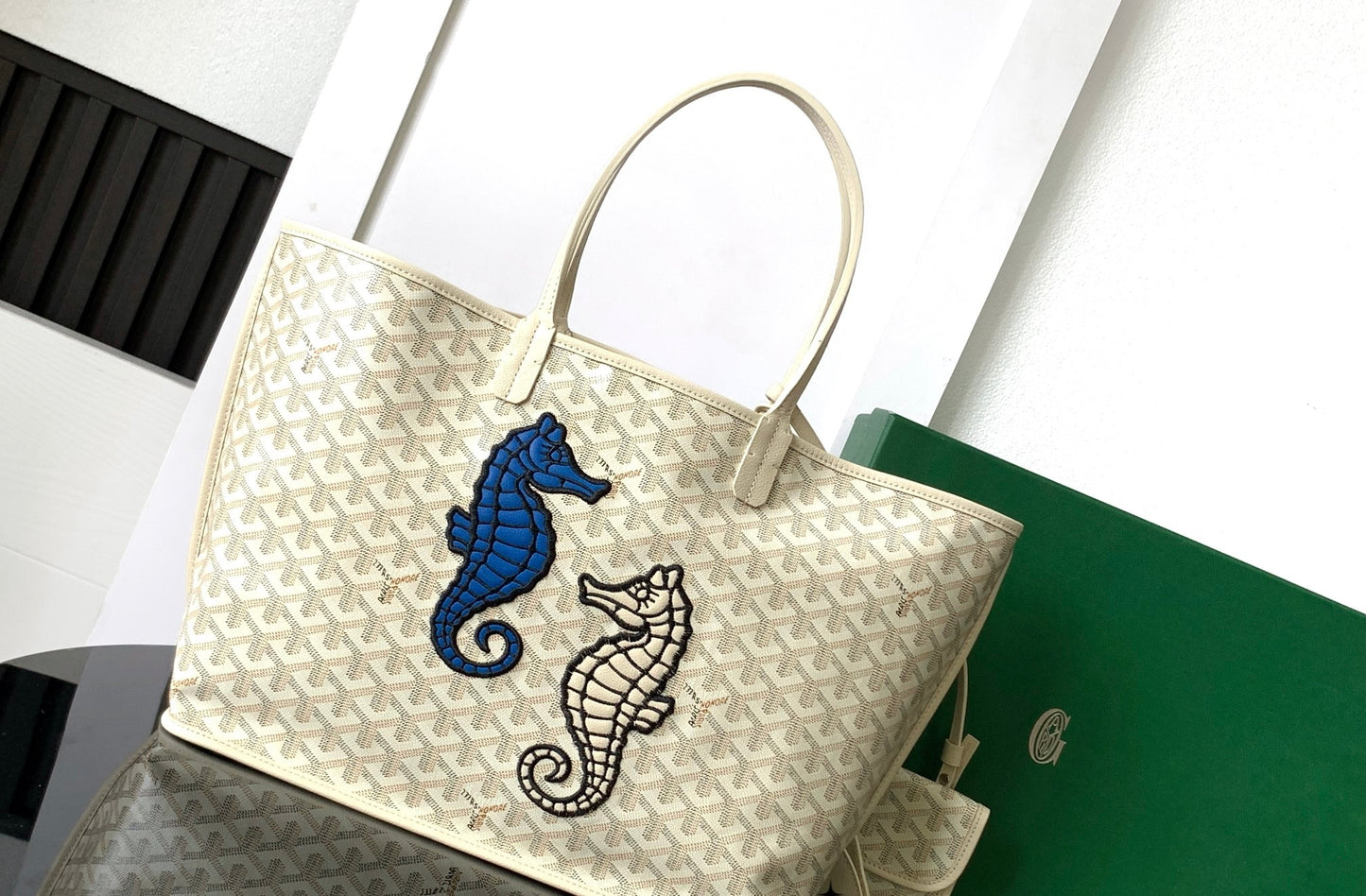 Goyard Anjou PM Seahorse Embroidery Limited Edition