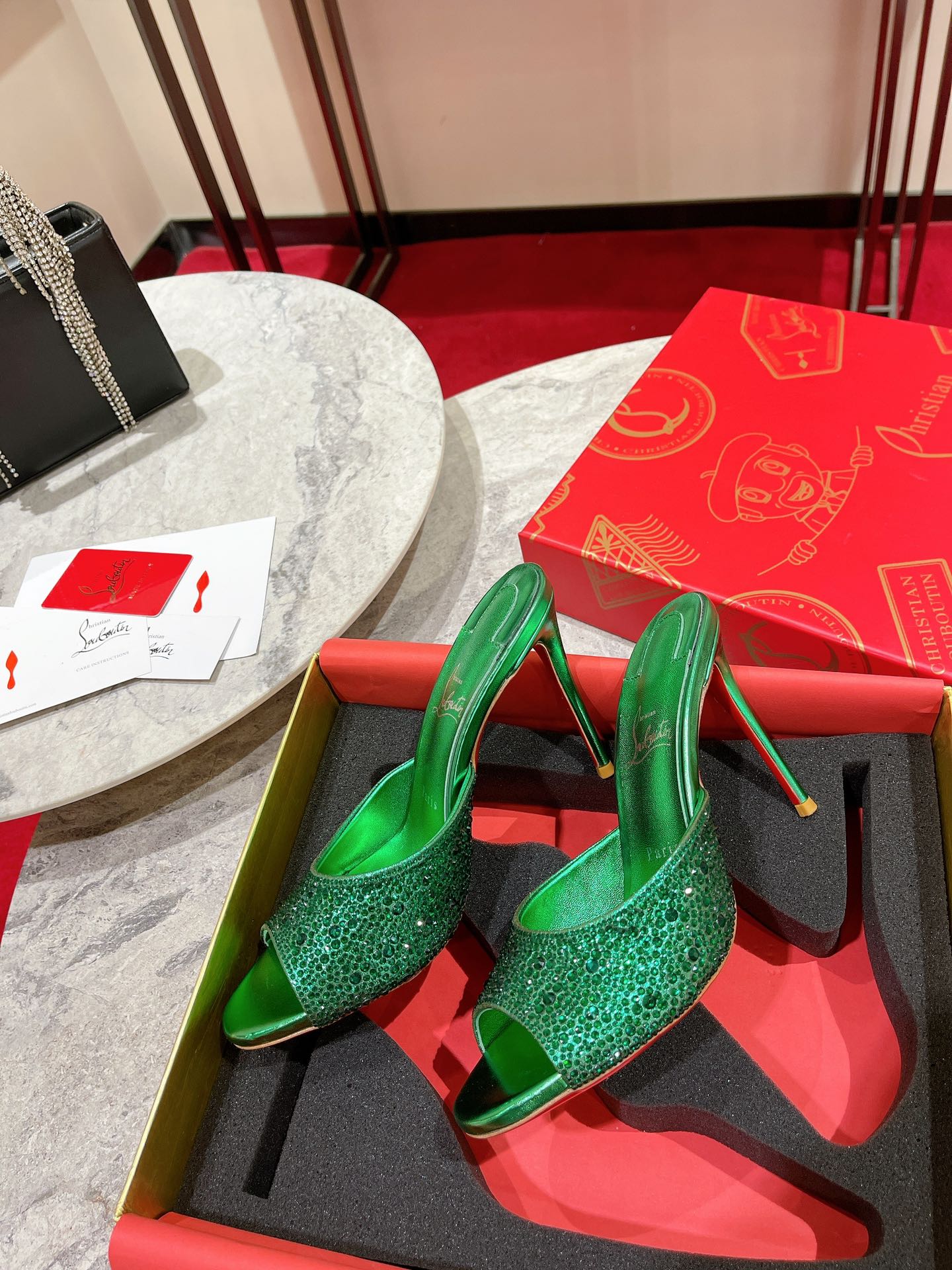LOUBOUTIN Me Dolly 100 Strass