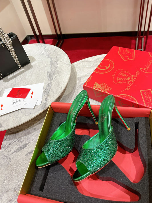 LOUBOUTIN Me Dolly 100 Strass
