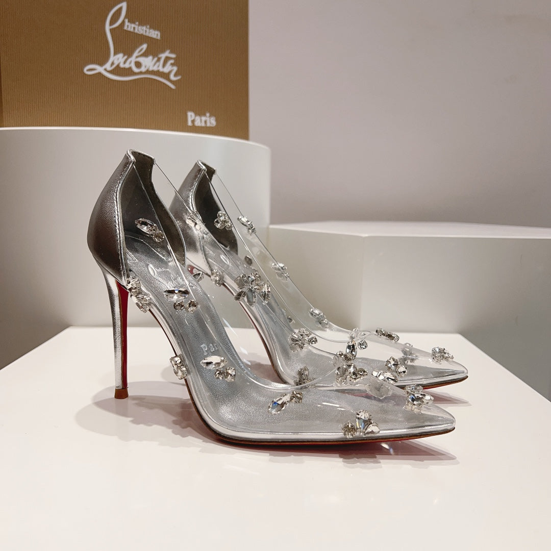 LOUBOUTIN Degraqueen Silver