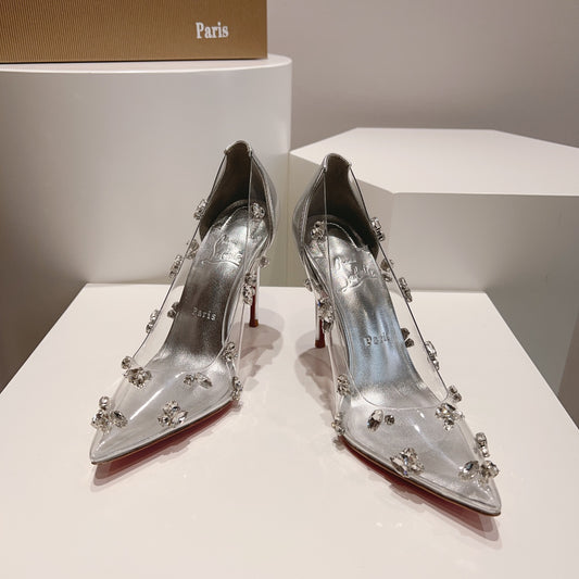 LOUBOUTIN Degraqueen Silver
