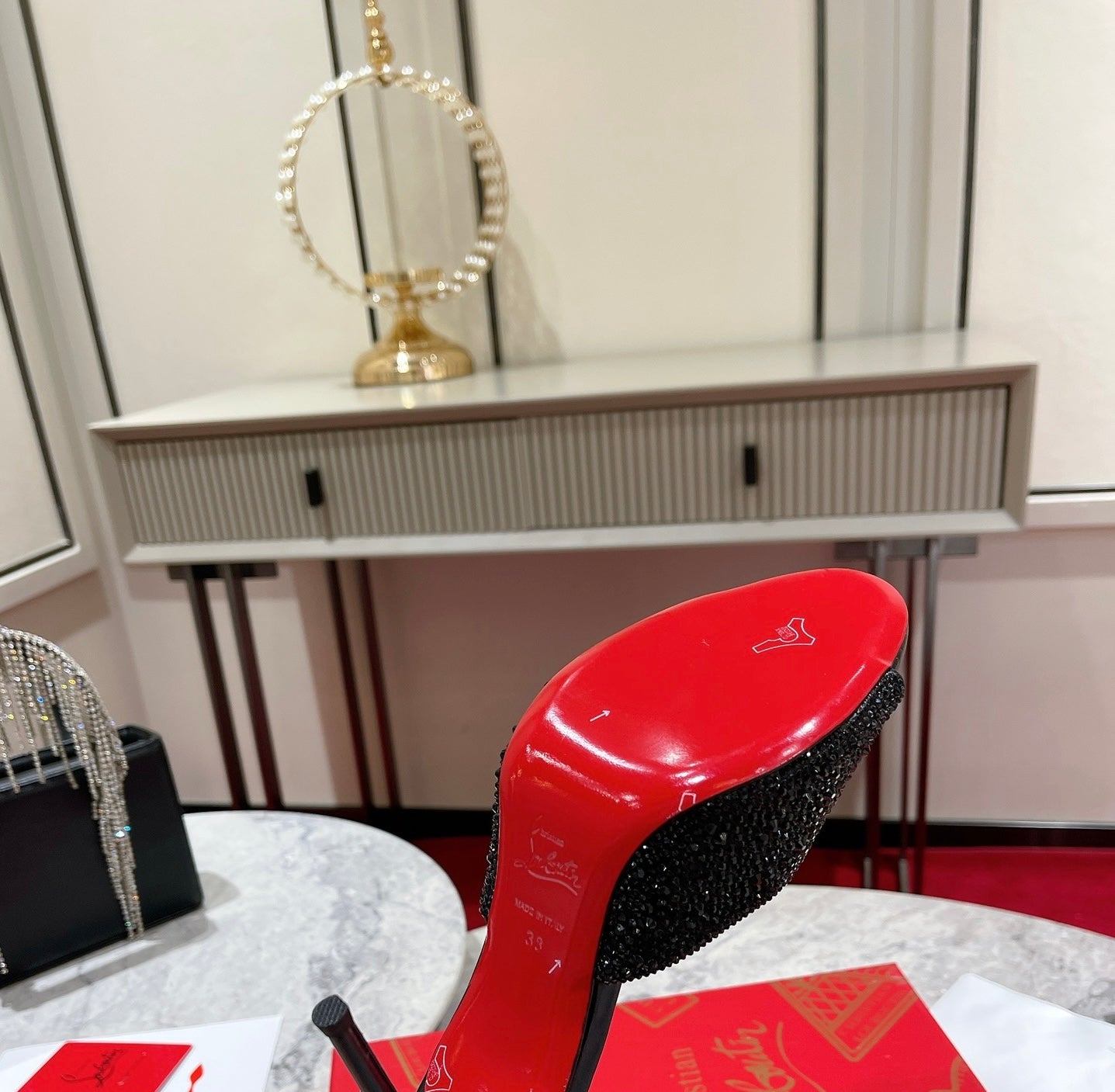 LOUBOUTIN Me Dolly 100 Strass