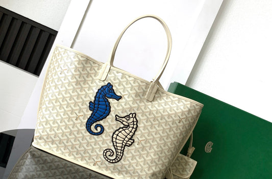 Goyard Anjou PM Seahorse Embroidery Limited Edition