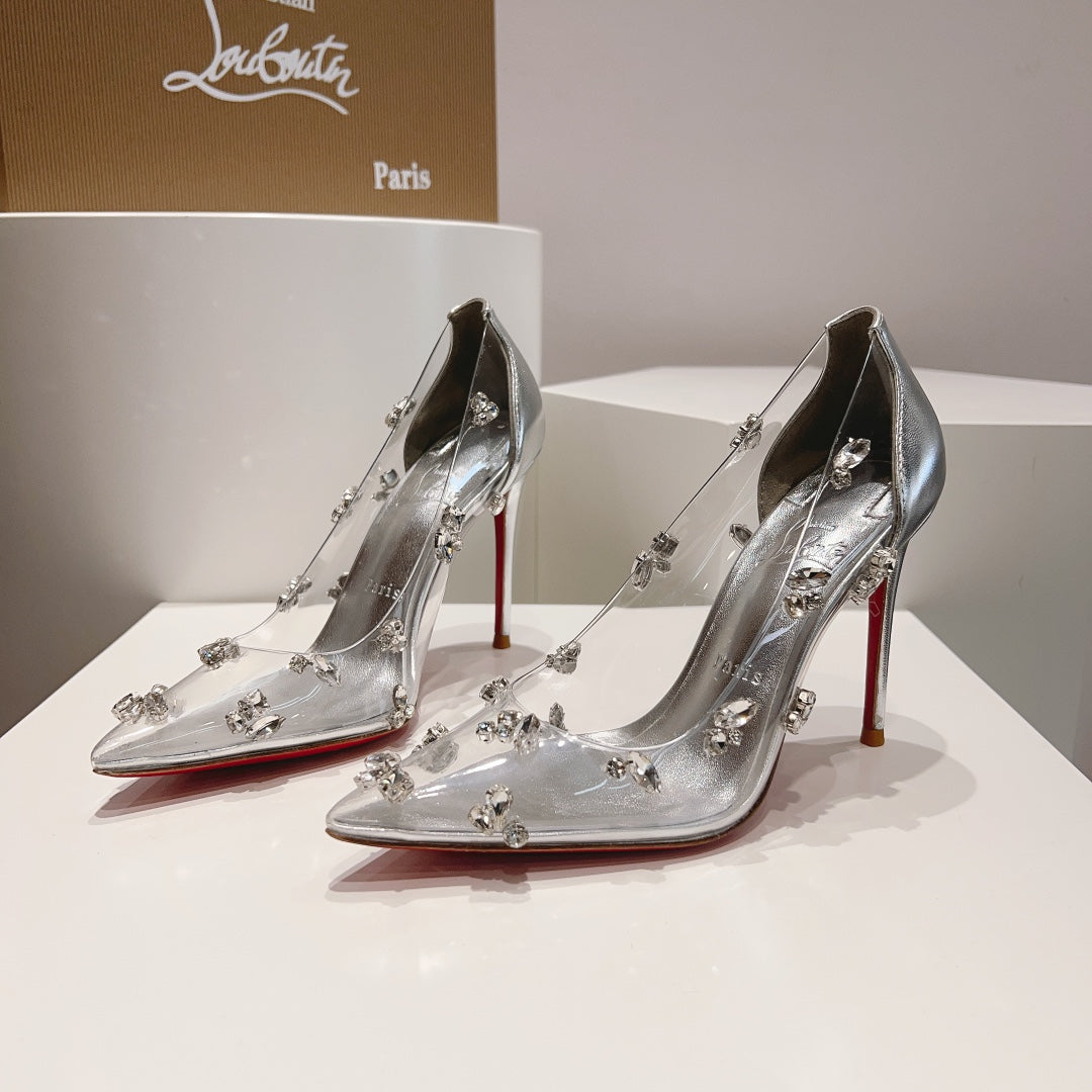 LOUBOUTIN Degraqueen Silver