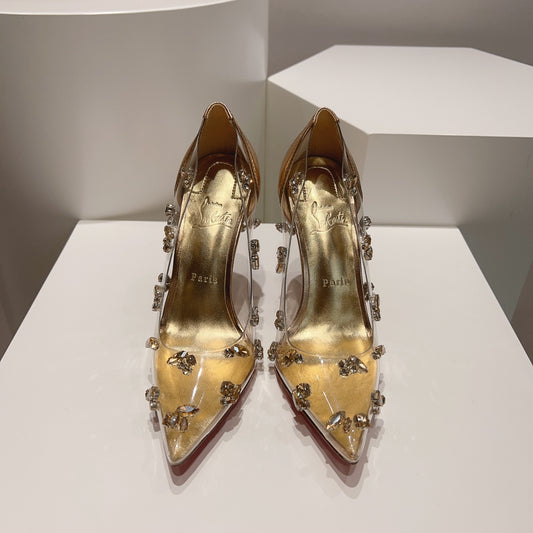 LOUBOUTIN Degraqueen Gold