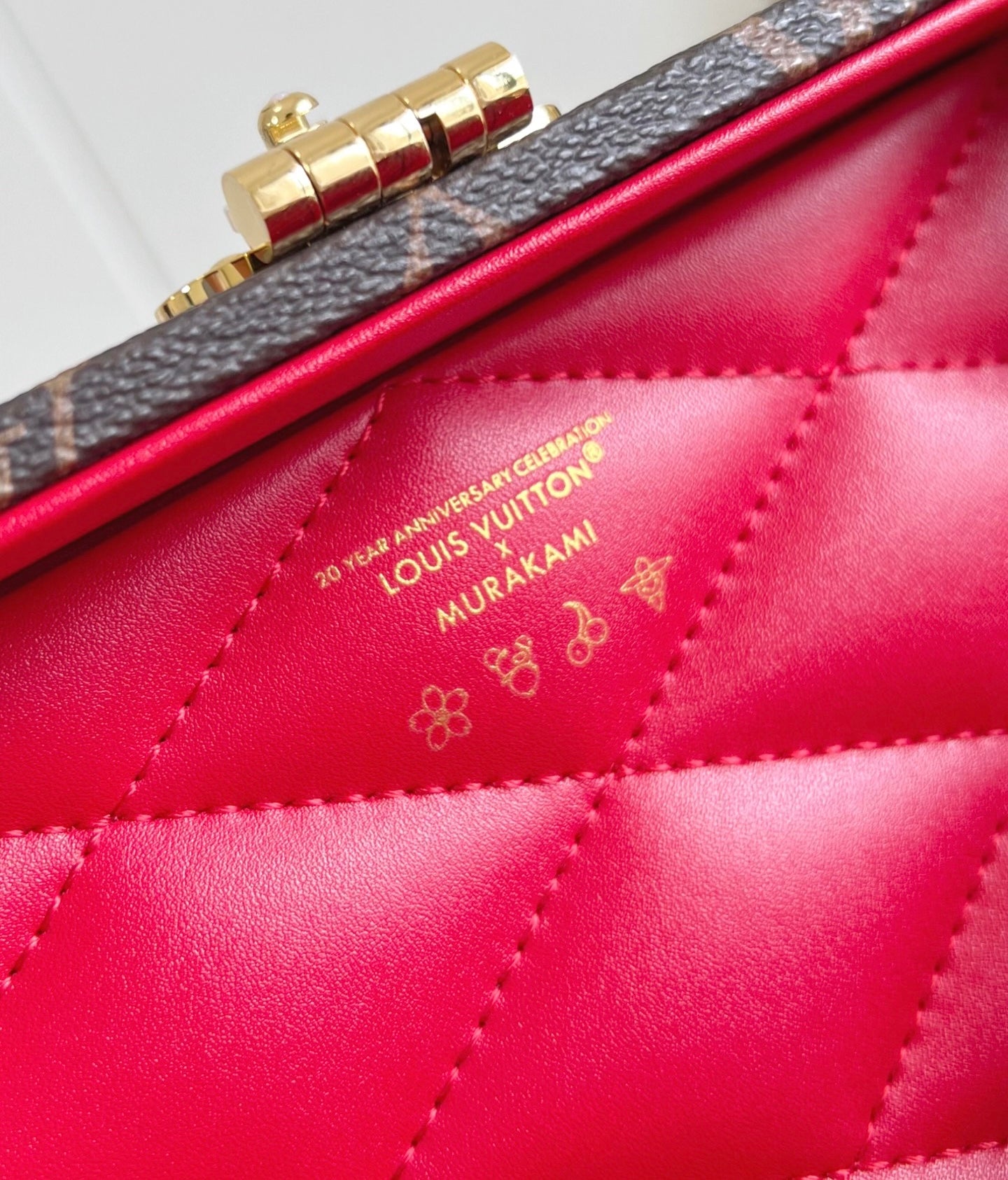 Louis Vuitton x TM Mini Square Trunk Cherry