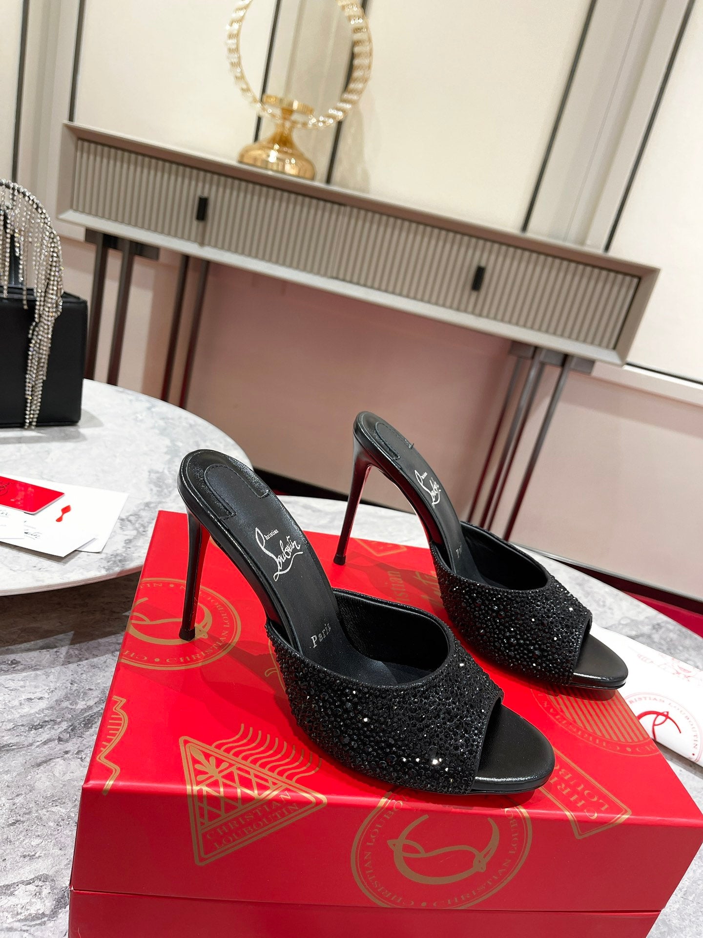 LOUBOUTIN Me Dolly 100 Strass