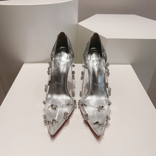 LOUBOUTIN Degraqueen Silver