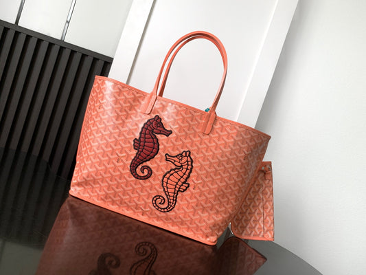 Goyard Anjou PM Seahorse Embroidery Limited Edition