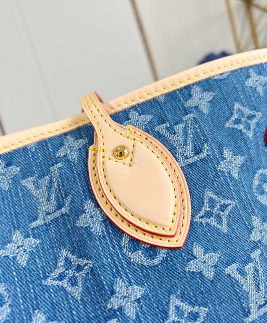 Louis Vuitton Neverfull MM Denim