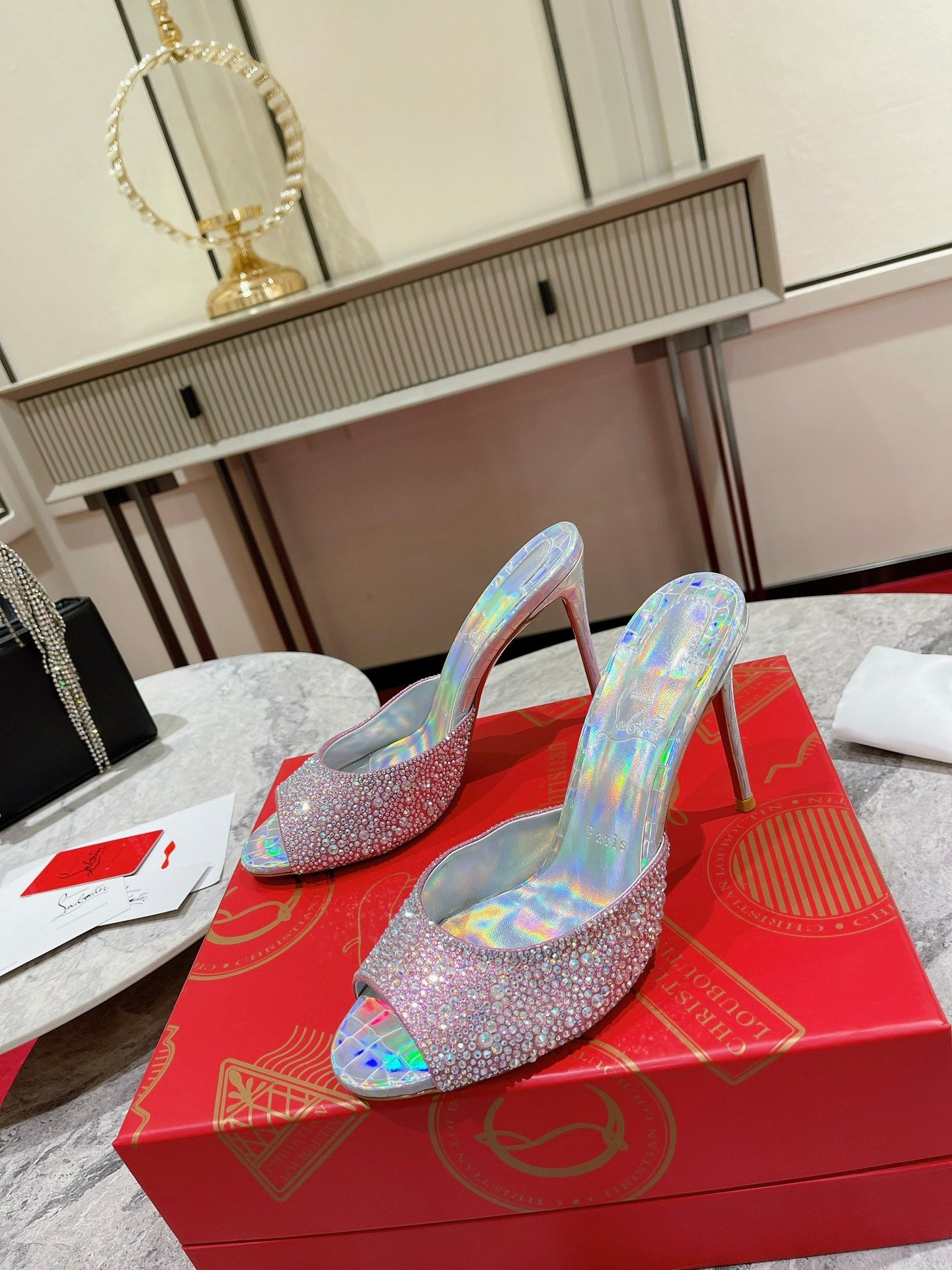 LOUBOUTIN Me Dolly 100 Strass