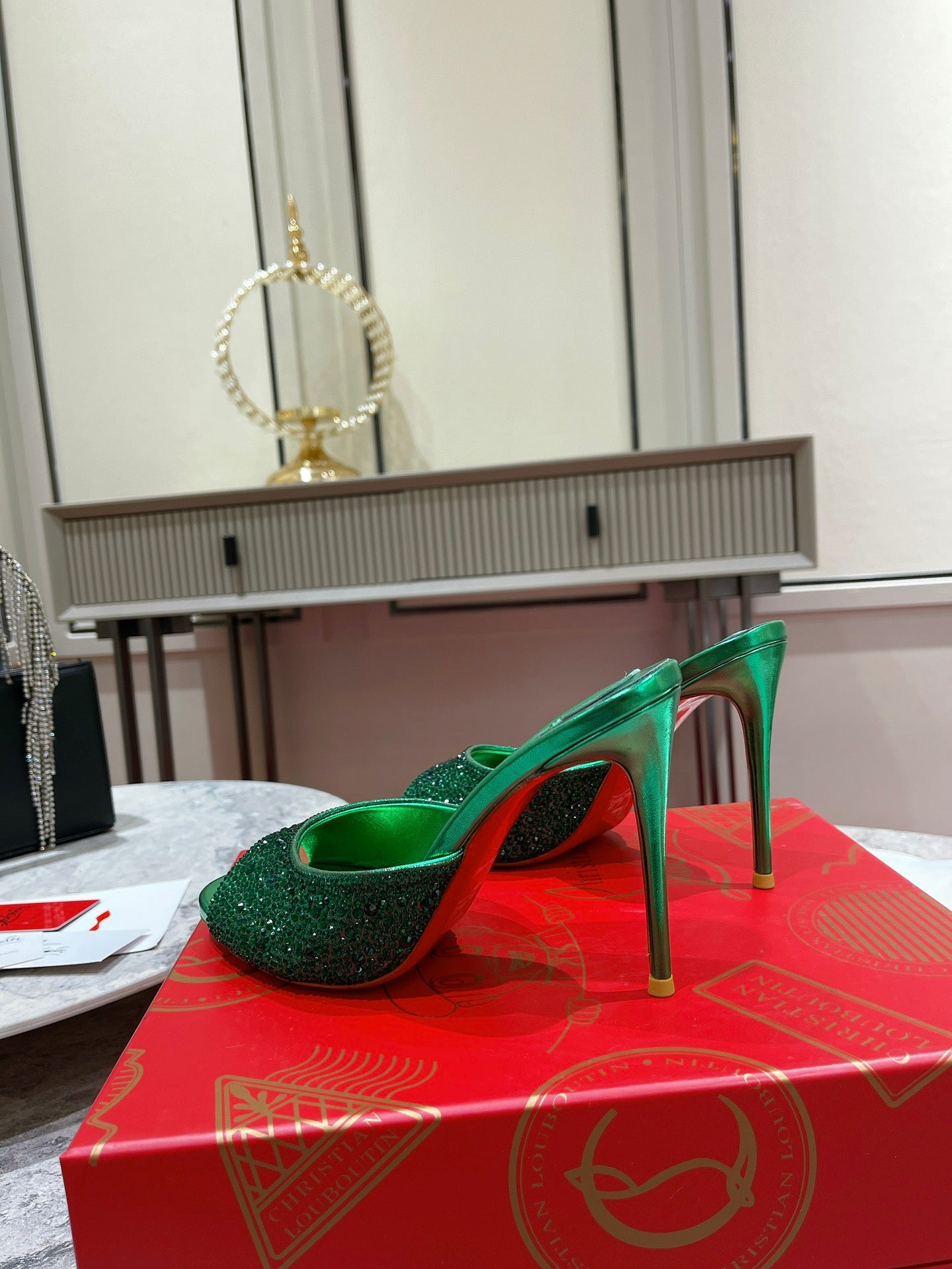 LOUBOUTIN Me Dolly 100 Strass