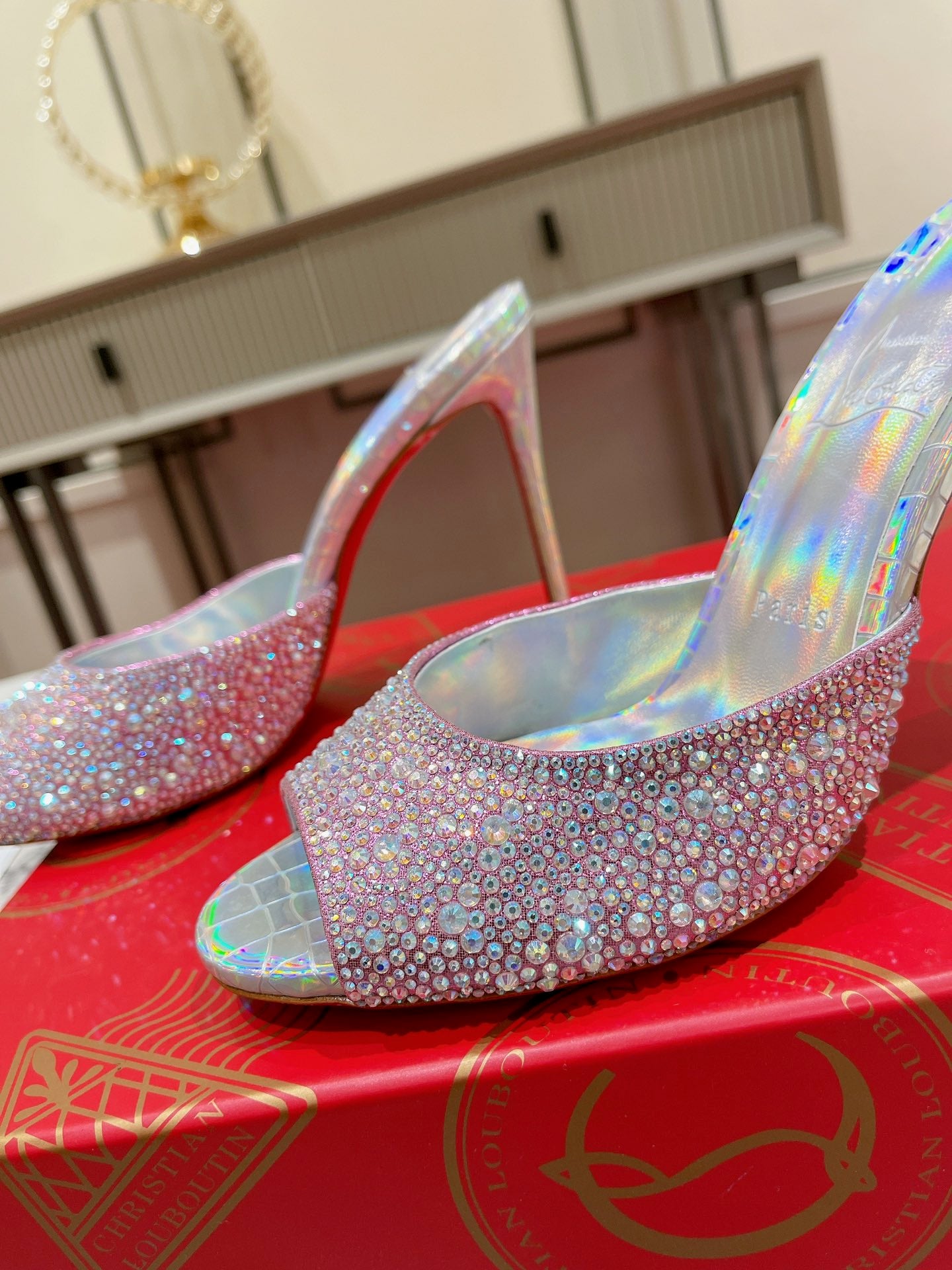 LOUBOUTIN Me Dolly 100 Strass