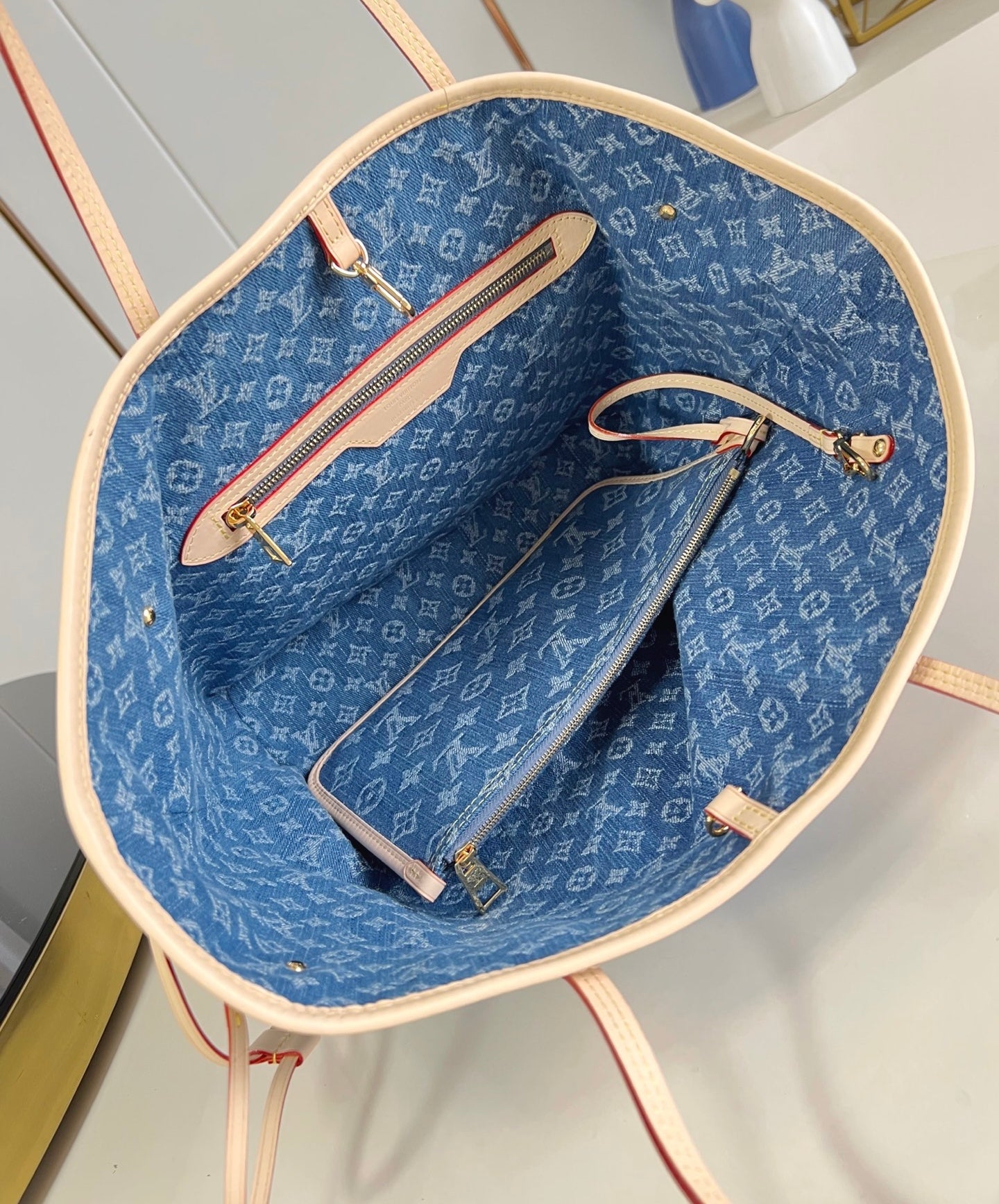 Louis Vuitton Neverfull MM Denim