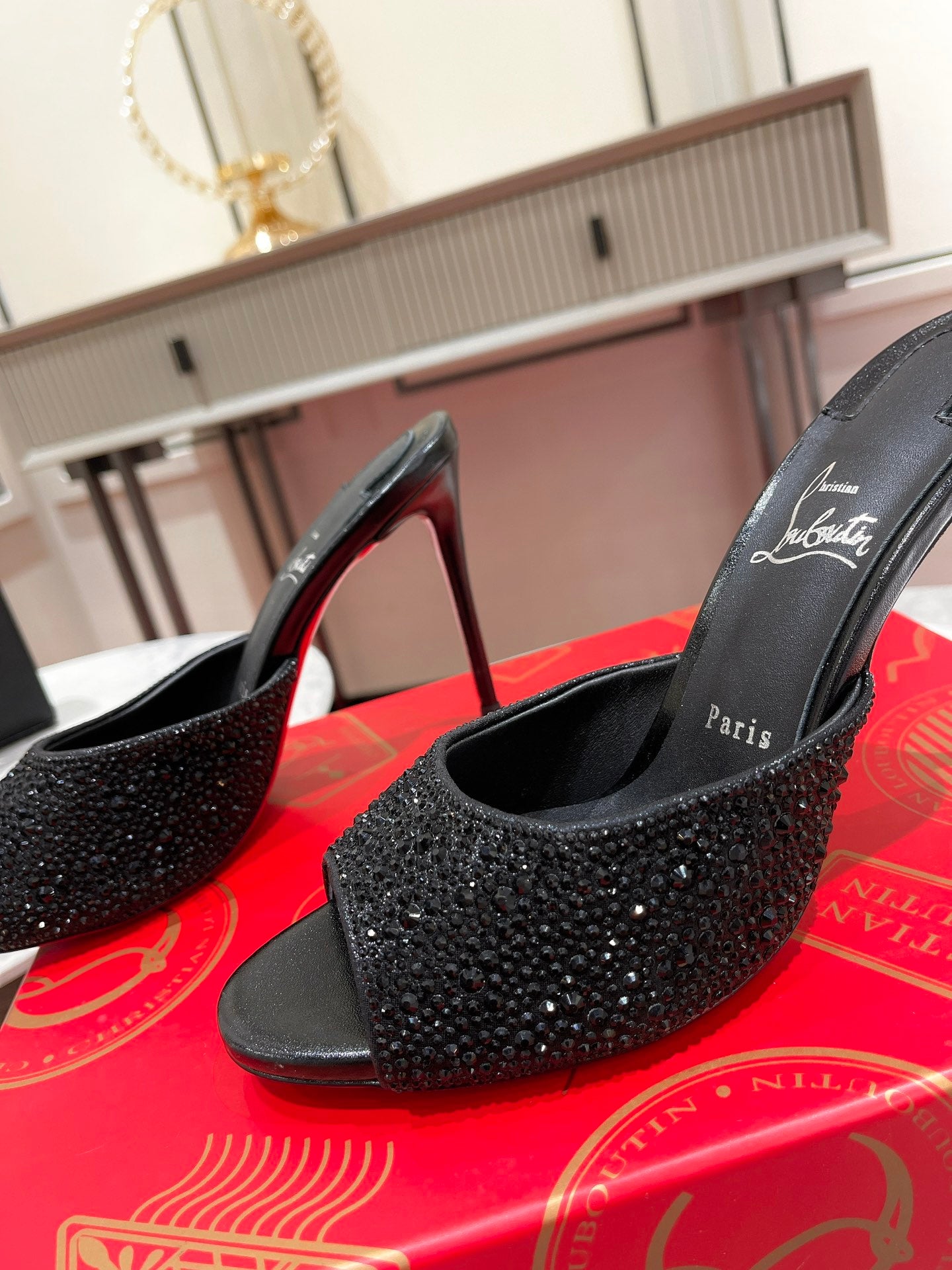 LOUBOUTIN Me Dolly 100 Strass