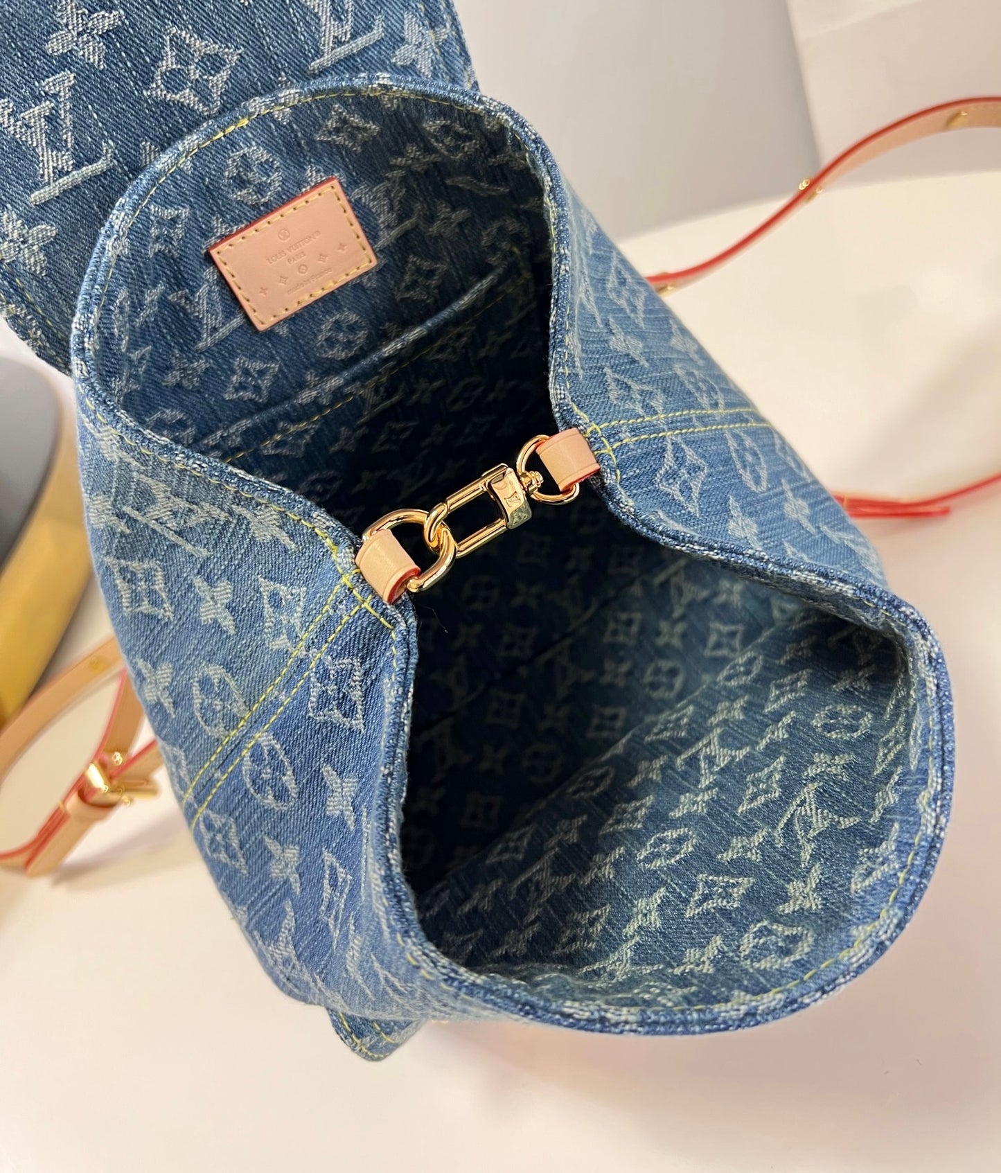 Louis Vuitton Venice Zaino Monogram Denim Blu