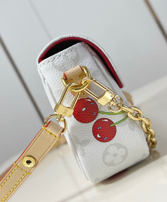 Louis Vuitton x TM Portafoglio con catenella Ivy